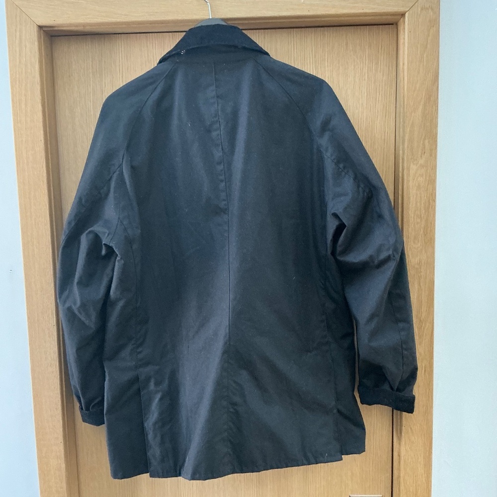 Barbour Men’s Ashby Waxed Jacket Black size XL - Picture 4 of 11